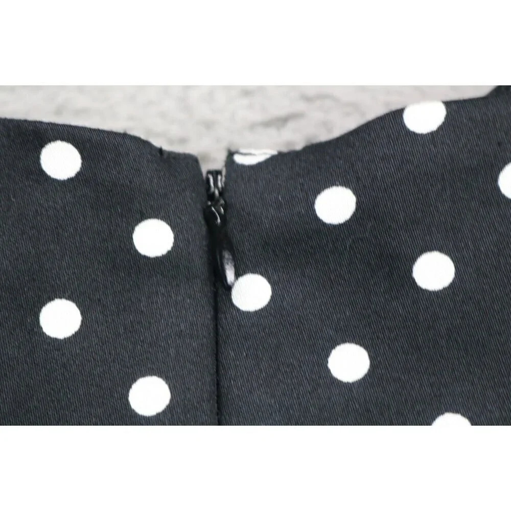 Polka Dot Off-Shoulder Midi Dress - Picture 7 of 8